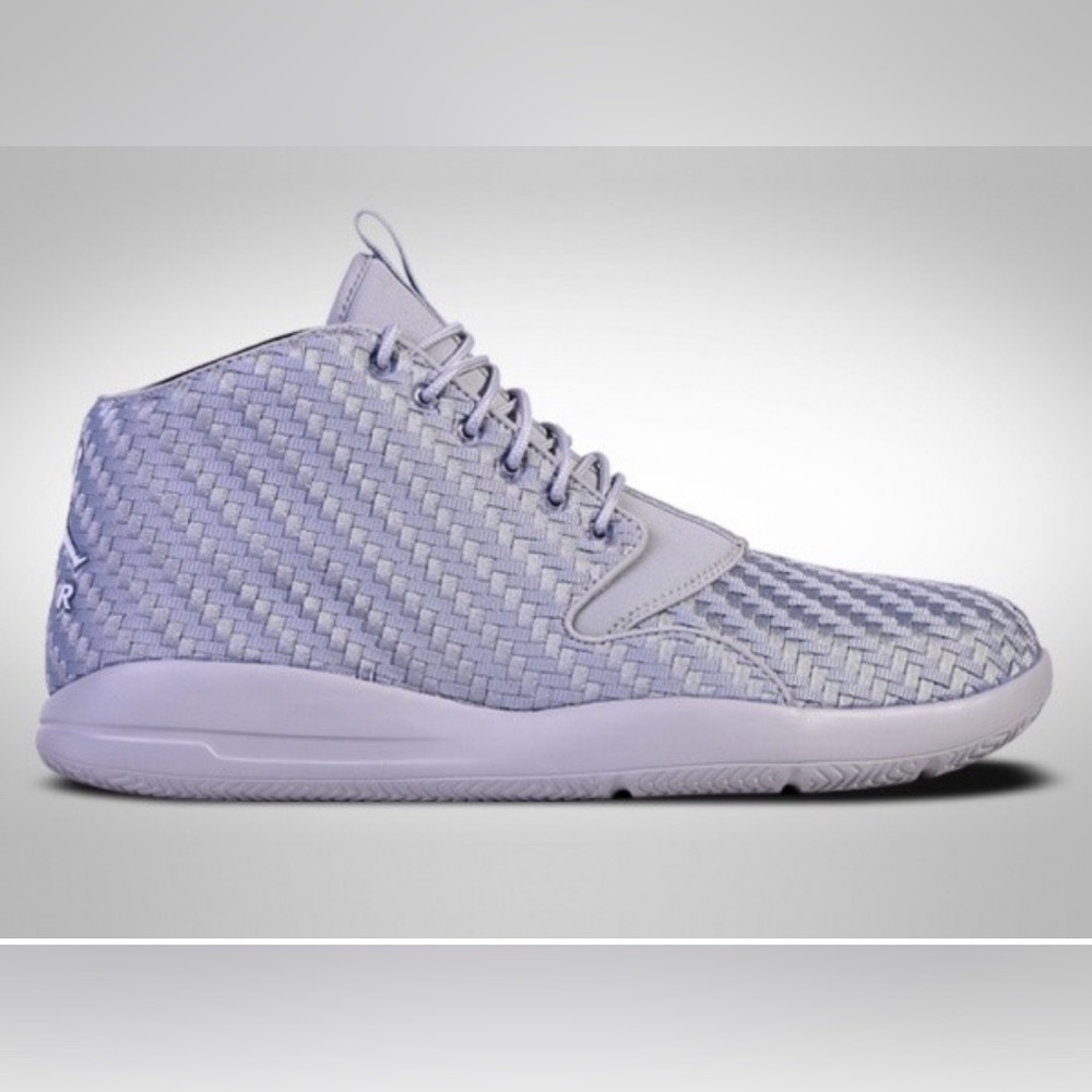 NIKE JORDAN ECLIPSE CHUKKA Wolf Grey & White Size 12 - USED